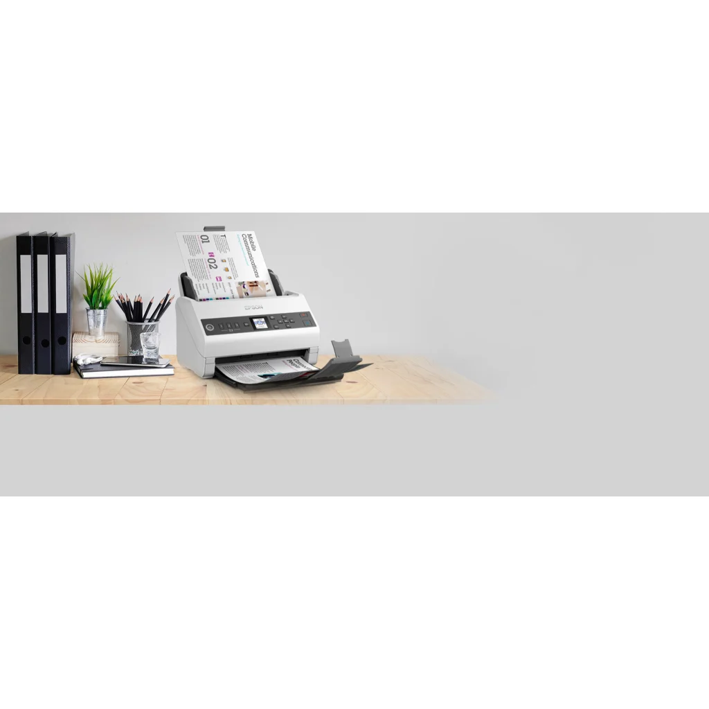 Imagen 1 de Escáner de Escritorio Epson DS-730N Color Duplex 600dpi USB2.0