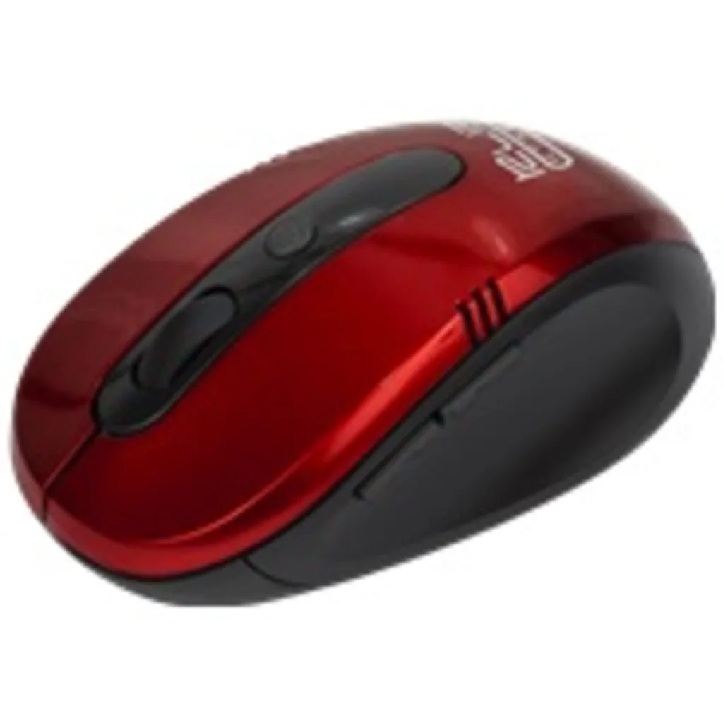Mouse Inalámbrico KlipX KMW-330RD 6 botones 2.4GHz 1600dpi Recep. USB Color rojo