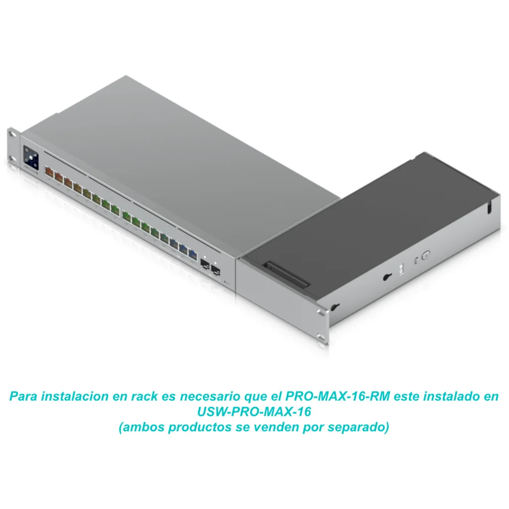Imagen 3 de Switch Ubiquiti UniFi USW-PRO-MAX-16 Layer 3 16-Port Gigabit