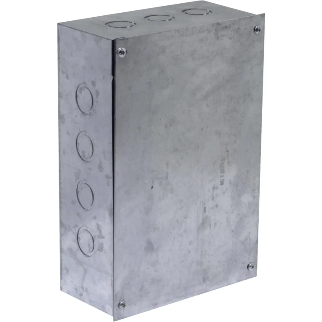 Imagen 1 de B23 Caja 300x200x100mm c/Tapa-305x205mm Zincada Metalica