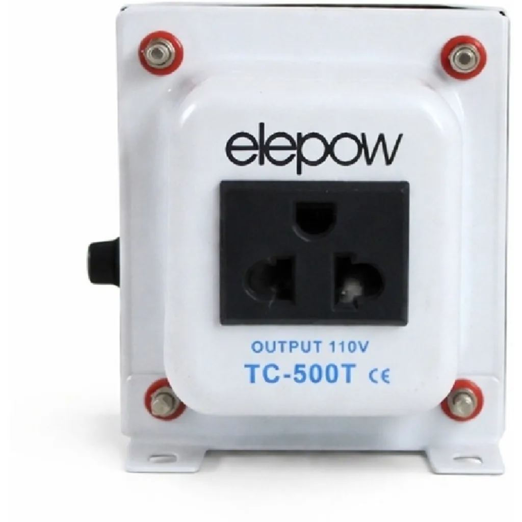 Imagen 2 de AUTOTRANSFORMADOR 500 WATTS CON TIERRA TC-500T