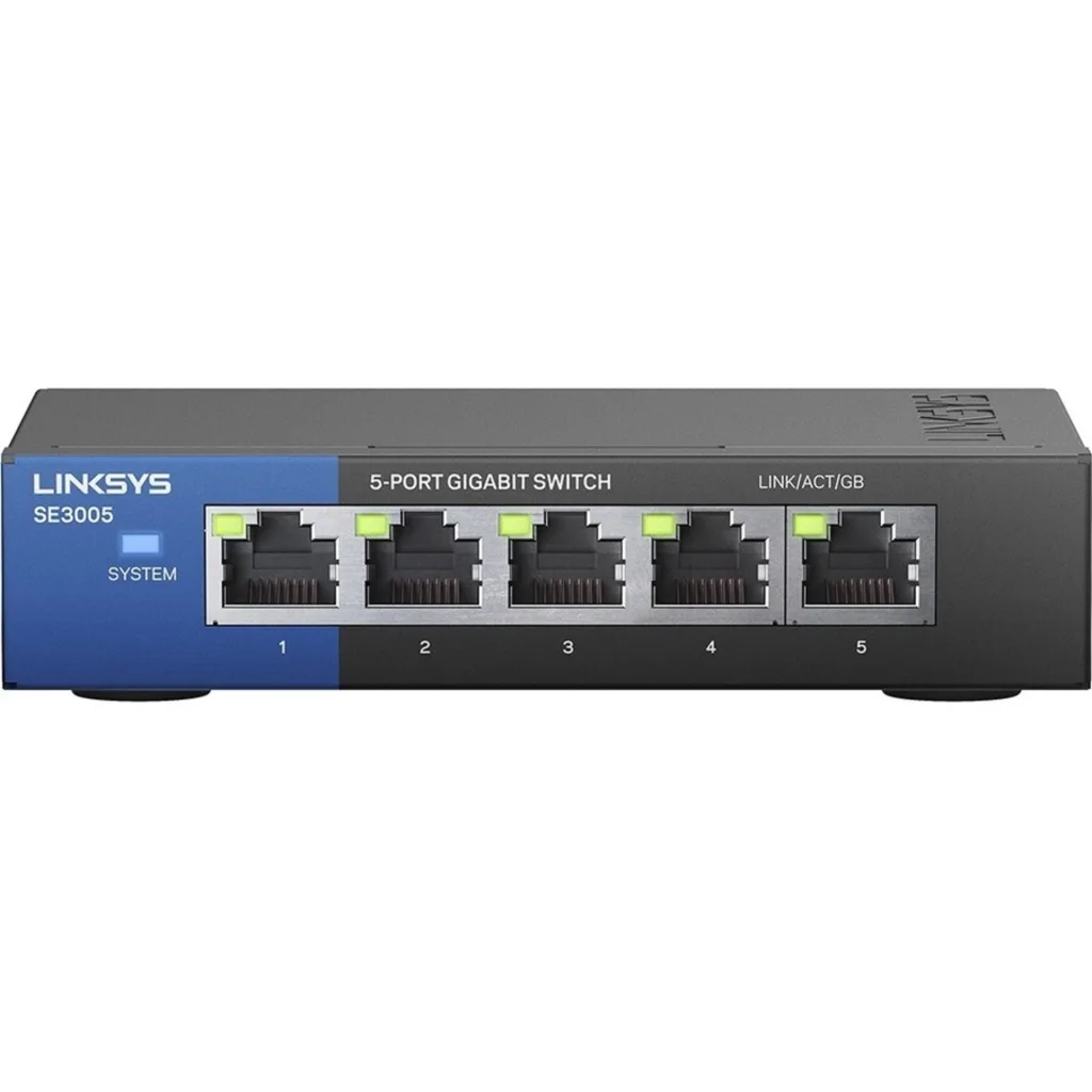 Imagen 2 de Switch Linksys SE3005, 5 Puertos Ethernet Gigabit 10/100/1000
