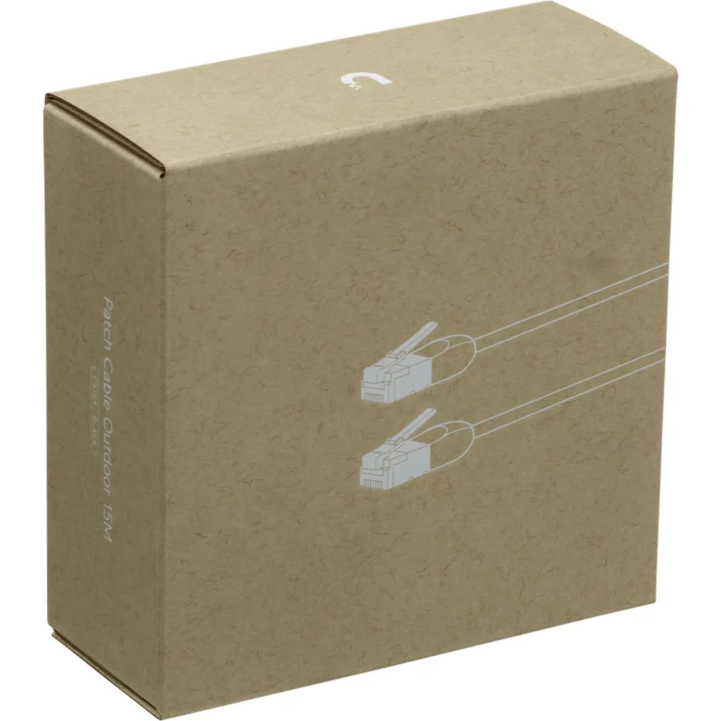 Imagen 2 de UBIQUITI 15mt Negro Cat6A F/UTP Cable Exterior TPE 10GbE PoE+++