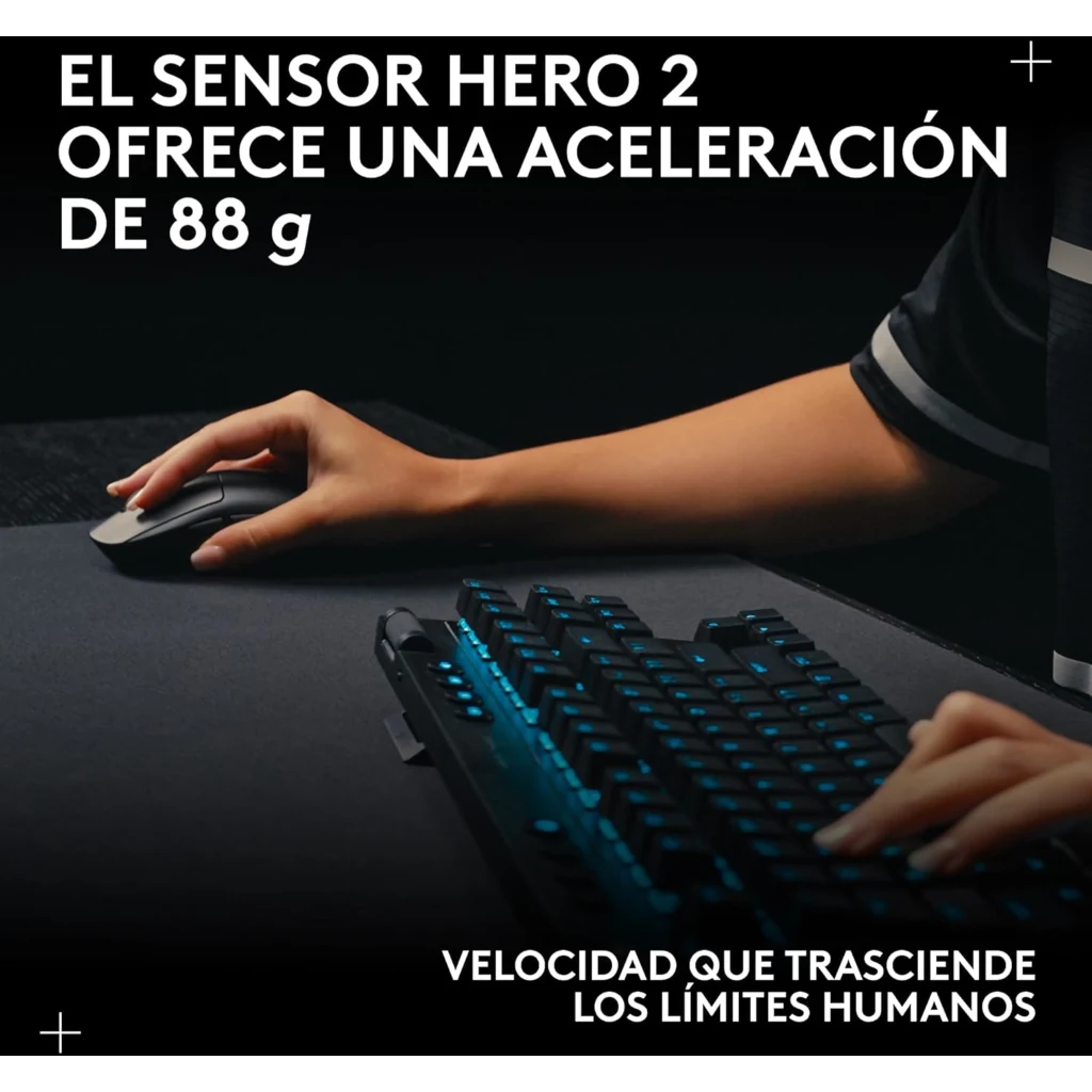 Imagen 13 de Mouse Gamer Logitech Pro 2 LIGHTSPEED Inalámbrico Sensor HERO 2 Rosa
