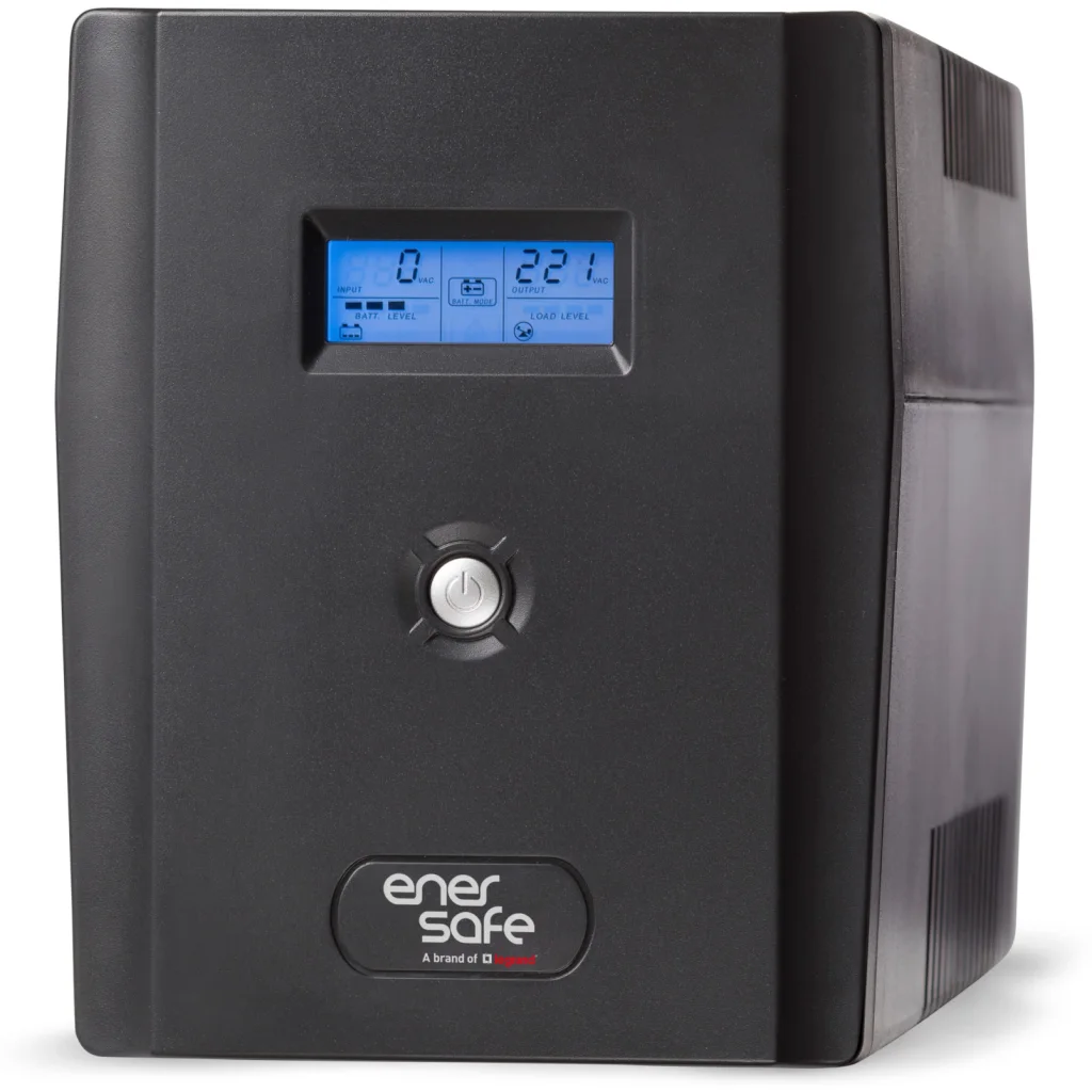 UPS EnerSafe ESIT 2000VA, 1200W Torre Panel LCD, Out 6x IEC 320 C13, In 1x C13