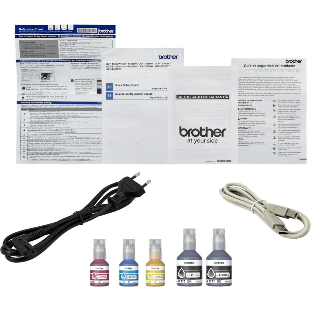 Imagen 7 de BROTHER USB WiFi-Cel impresora Scaner 27/11ppm 6000x1200dpi DCP-T530DW