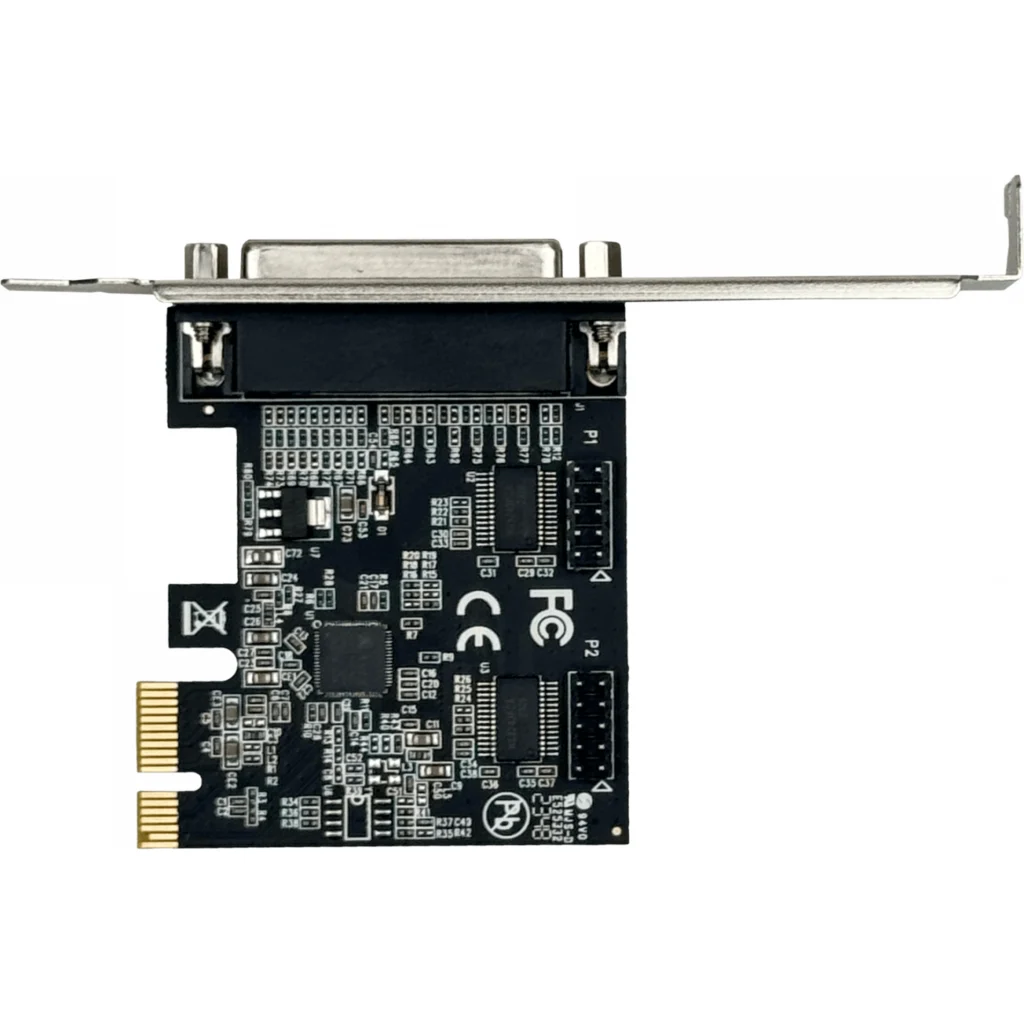 PCIe-x1 2-Serial-RS232-DB9-M 1-Paralelo-DB25-H Tarjeta