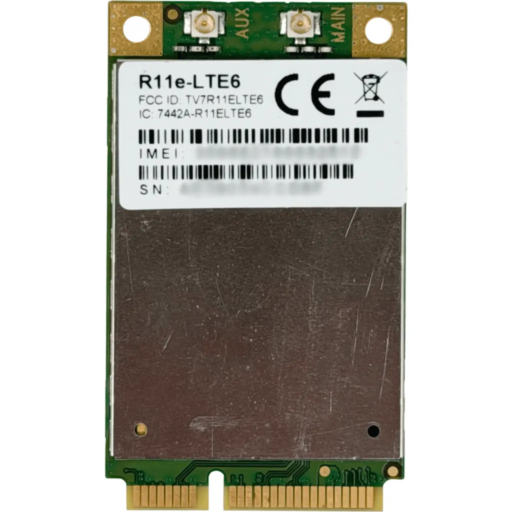 Imagen 3 de MIKROTIK 2-U.FL LTE CAT6 300/50mbps Aggregation 3G-R7R8 2G-12 MiniPCIe