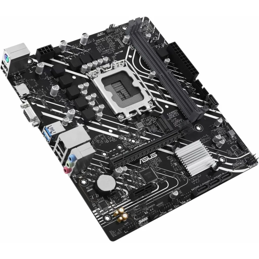 Imagen 2 de Tarjeta Madre Asus PRIME H610M-K LGA1700 13°G 2*DDR5 M.2 HDMI VGA PS/2 USB3.2