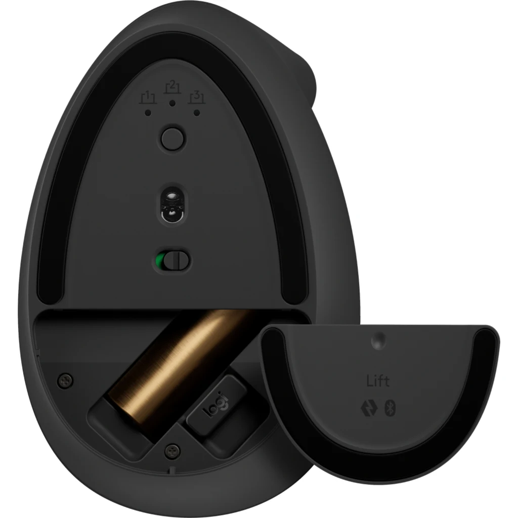 Imagen 4 de Mouse Ergonómico Inalámbrico Logitech Lift Vertical Óptico 4000DPI 6 BT Grafito