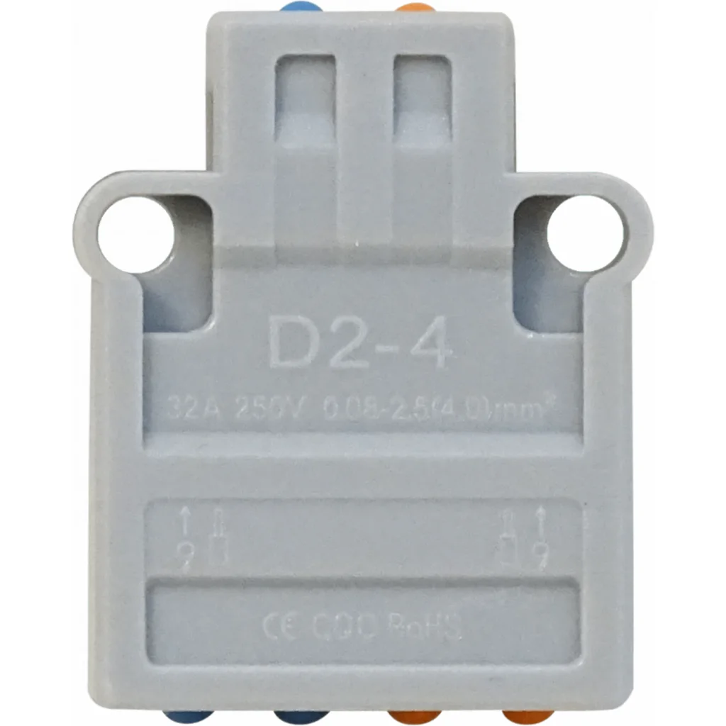 2 a 4 conductores 32A 250V AWG28-14 0,08-2,5mm2 D2-4