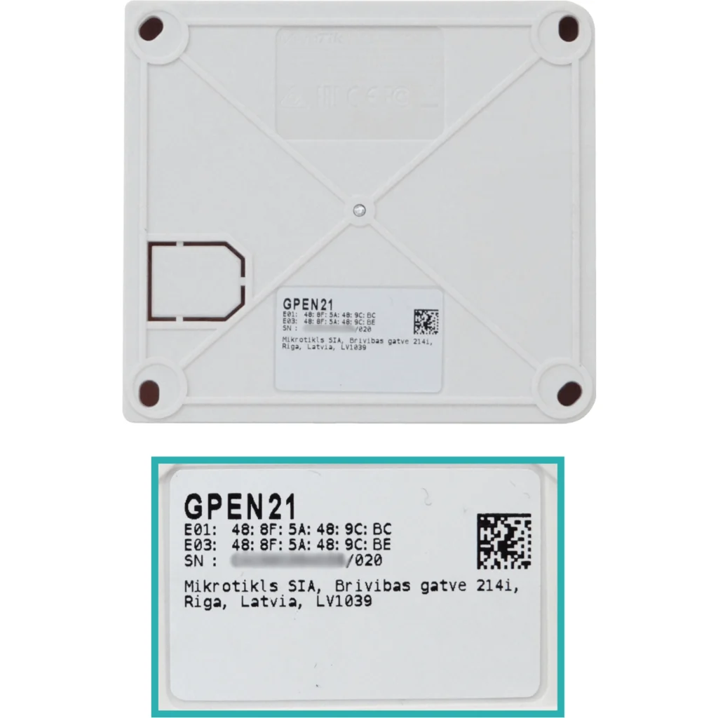 Imagen 3 de GPEN21, inyector Gigabit PoE pasivo para soluciones GPEN. Permite alimentacion y