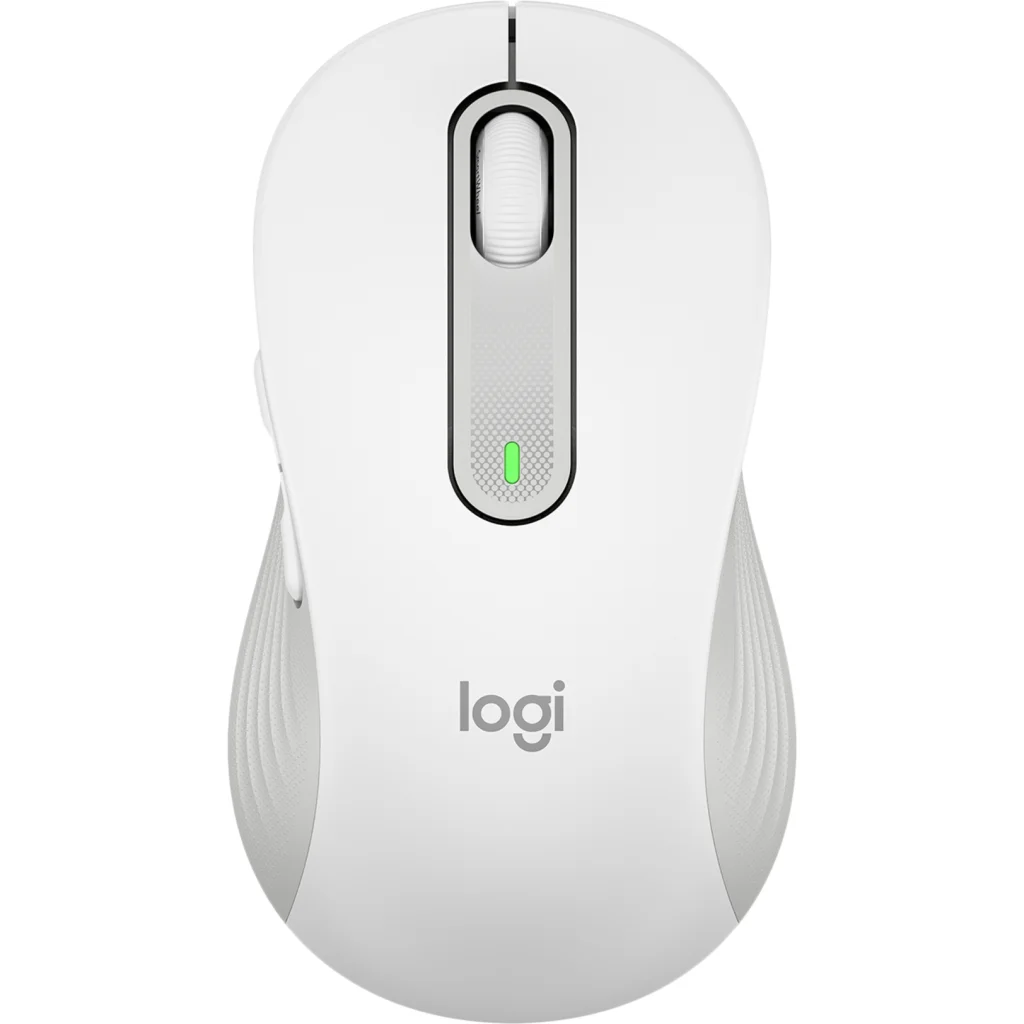 Imagen 2 de Mouse Inalámbrico Logitech Signature M650 Large, 4000DPI 5Btns Bt Blanco crudo