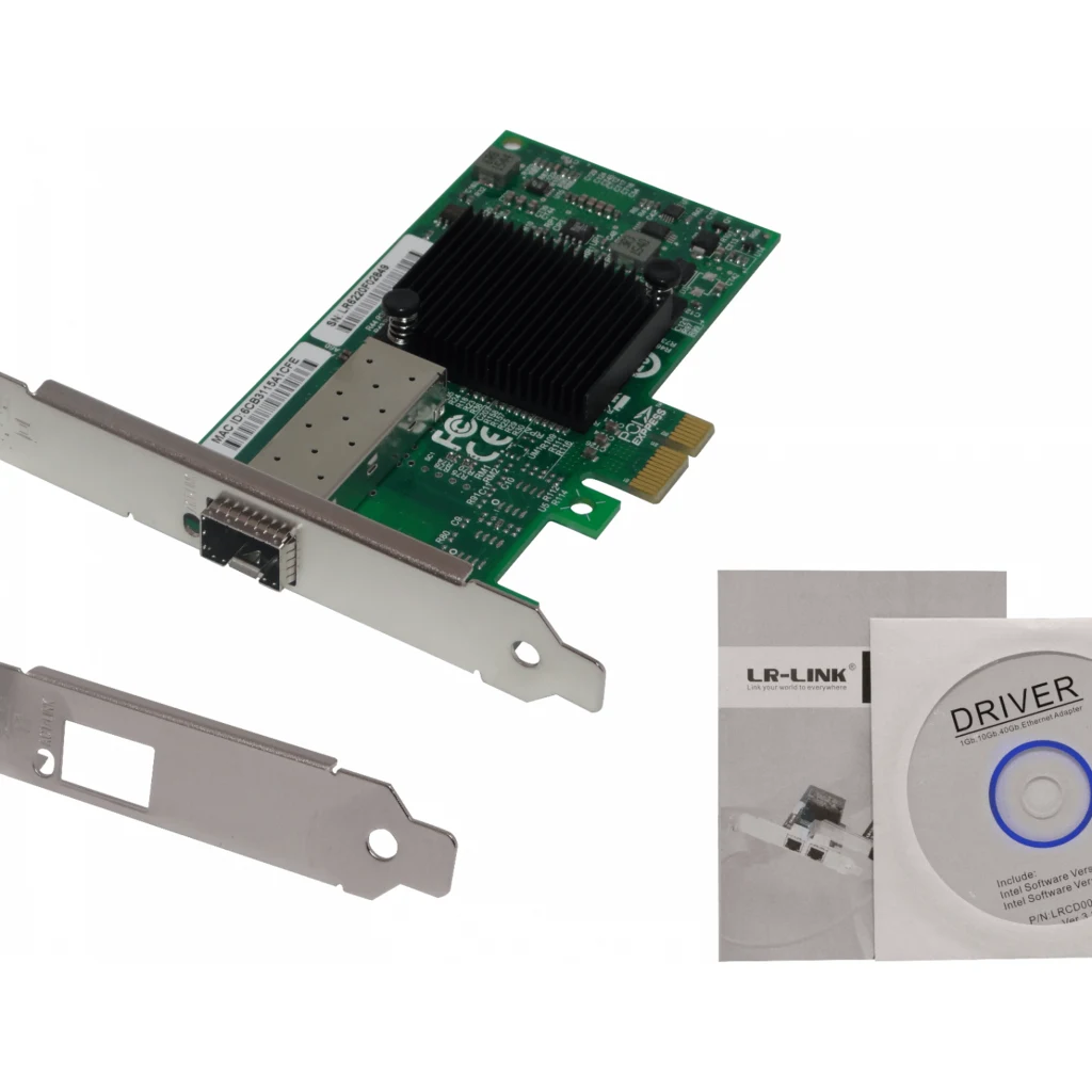 Imagen 3 de LRLINK PCIe-x1 1-SFP 1G NIC LREC6220PF-SFP Tarjeta para Servidor