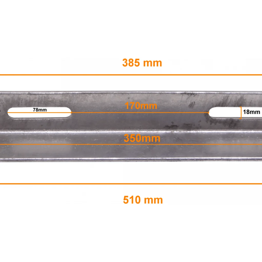 Imagen 1 de 63x63x5x508mm Cruceta De Paso BT-AT para Poste