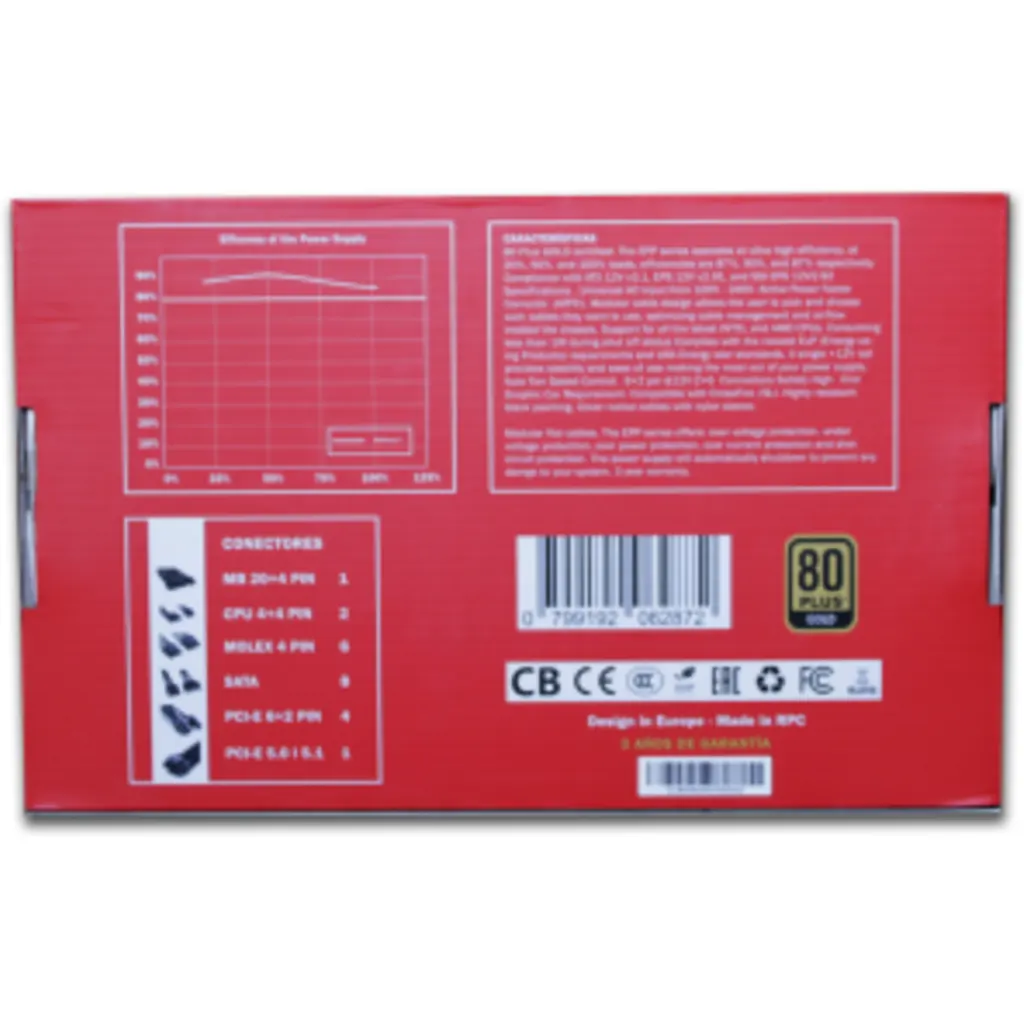 Imagen 6 de PCTronix - Power supply - ATX PRO-M-850W-FM GOLD 80 PLUS