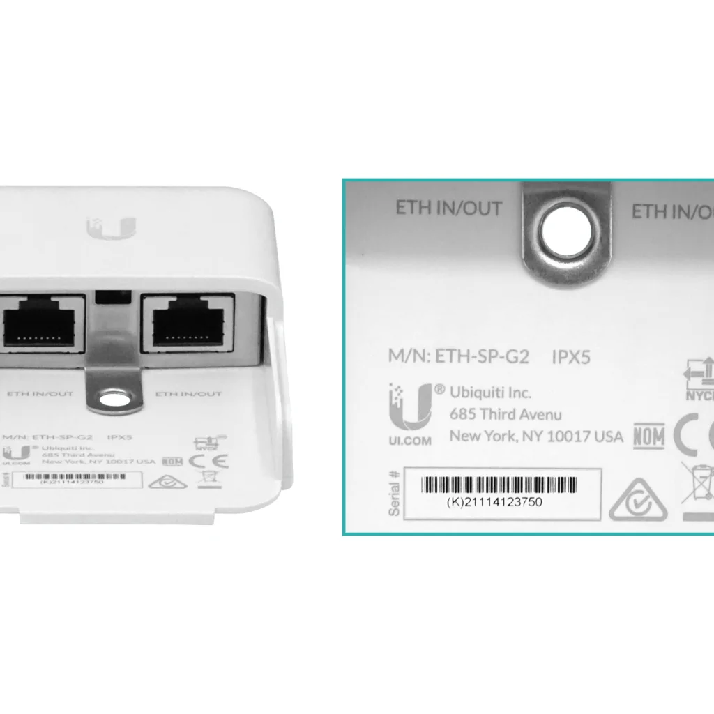 Imagen 1 de Ubiquiti AirMAX Surge Protector ETH-SP-G2