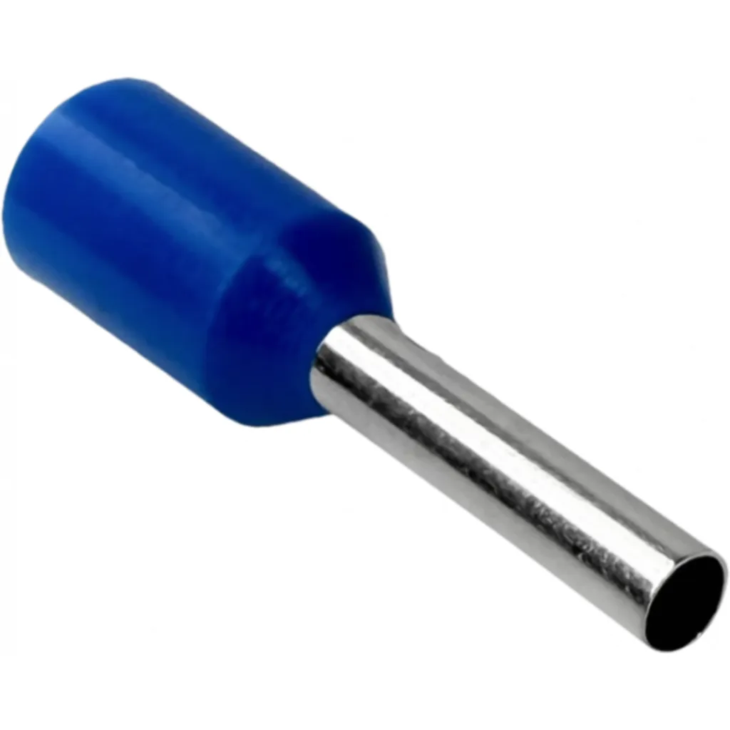 Azul 1,0mm2 8/15mm 100-unid AWG18 Ferrules Terminal Aislado Crimpeable