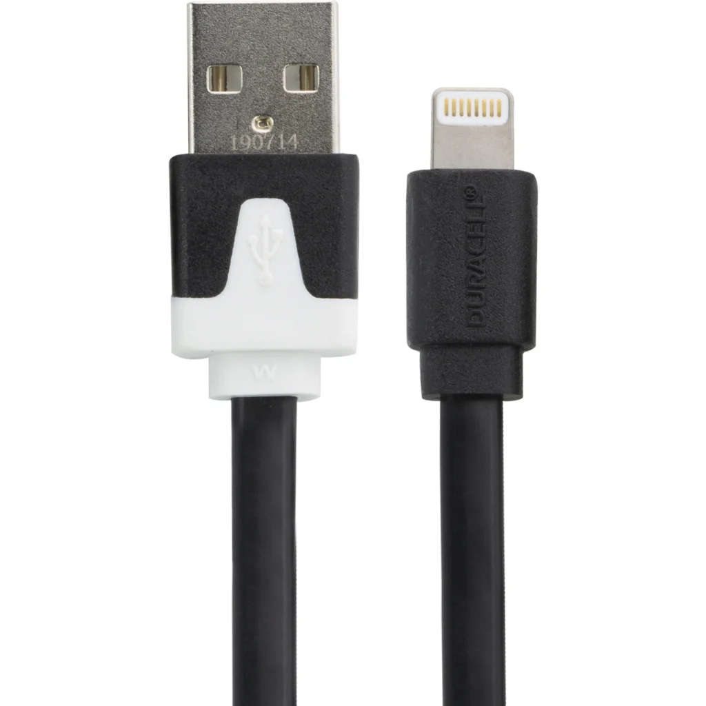 Imagen 2 de CARGADOR AUTO 2,1A + CABLE IPHONE 5/6 CERTIF DURACELL PRO183