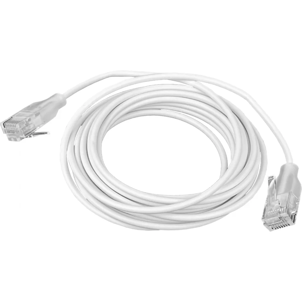 Imagen 1 de UBIQUITI 3mt Cable Etherlighting Blanco Cat6 UACC-Cable-Patch-EL