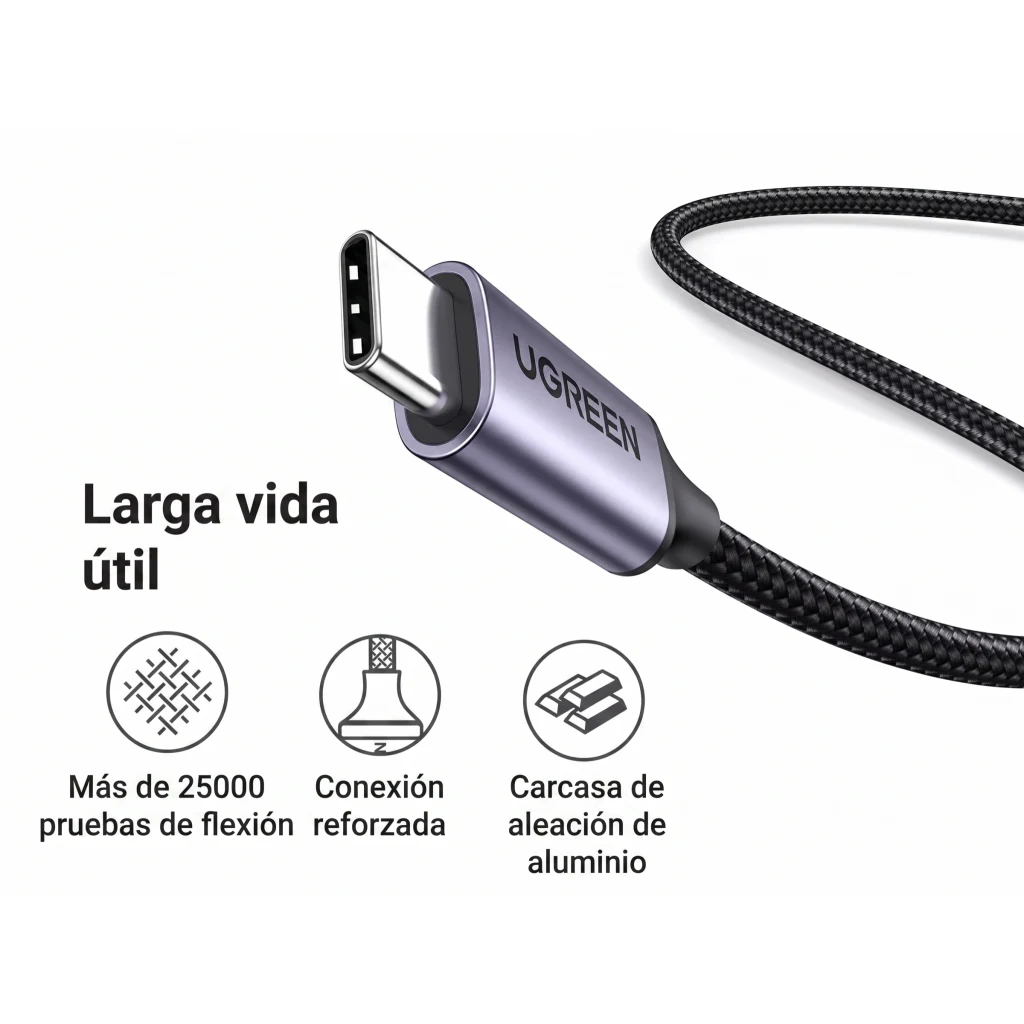 Imagen 5 de Hub Multipuerto UGREEN USB-C. Entradas 2*USB 3.0 A+USB-C+HDMI 4K+SD/TF+PD