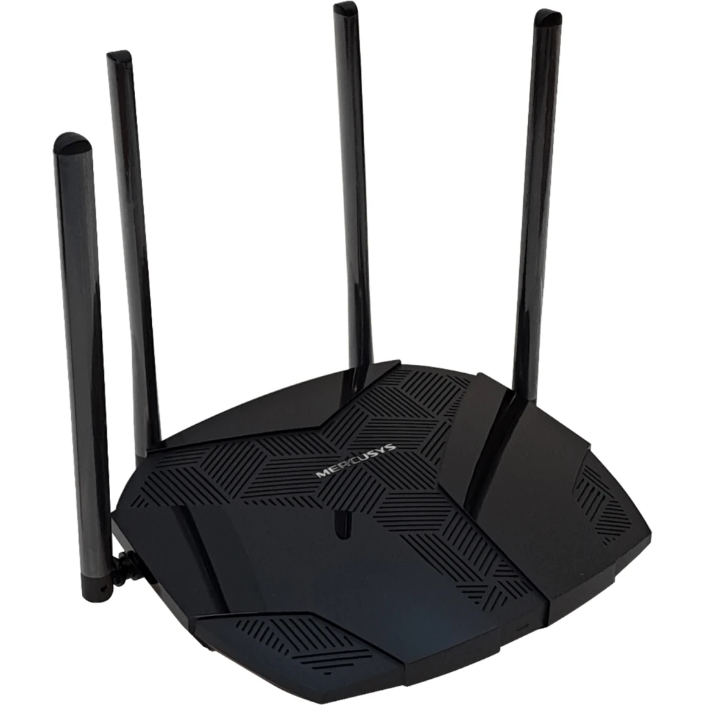 MERCUSYS WiFi6 AX1800 5GHz+2,4GHz 1201+574mbps 4-ant-fija 3-1000 1-WAN