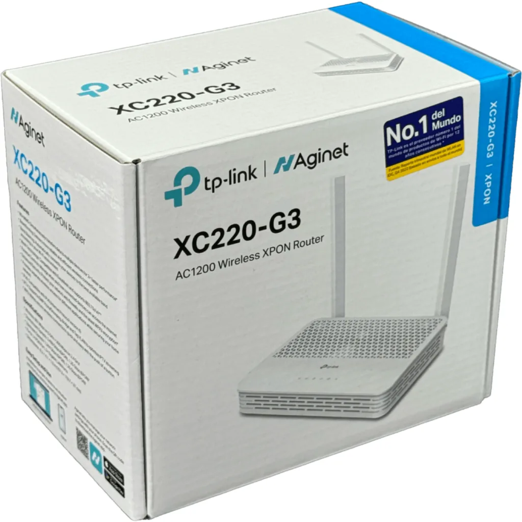 Imagen 6 de TP-LINK ONU XPON 2-LAN 1-SC/APC 867/300mbps 5/2,4GHz AC1200 inc-12Vdc