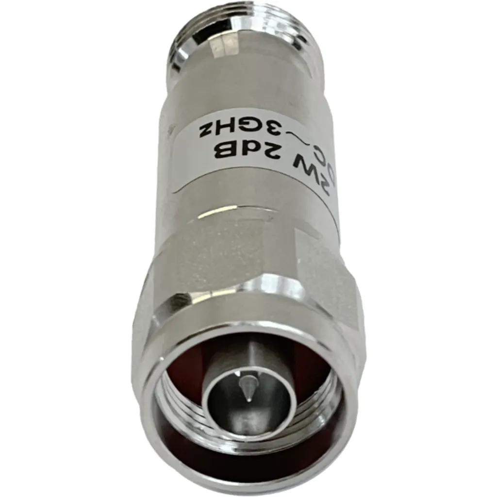 Imagen 3 de Atenuador 2dB 2W 0-3GHz N-Macho N-Hembra Copla