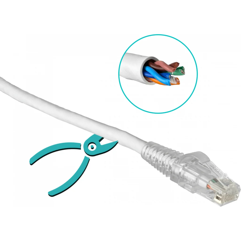 Imagen 3 de FURUKAWA 3mt Cat5e Blanco U/UTP CM Cable Patch RJ45 Multilan 35103505