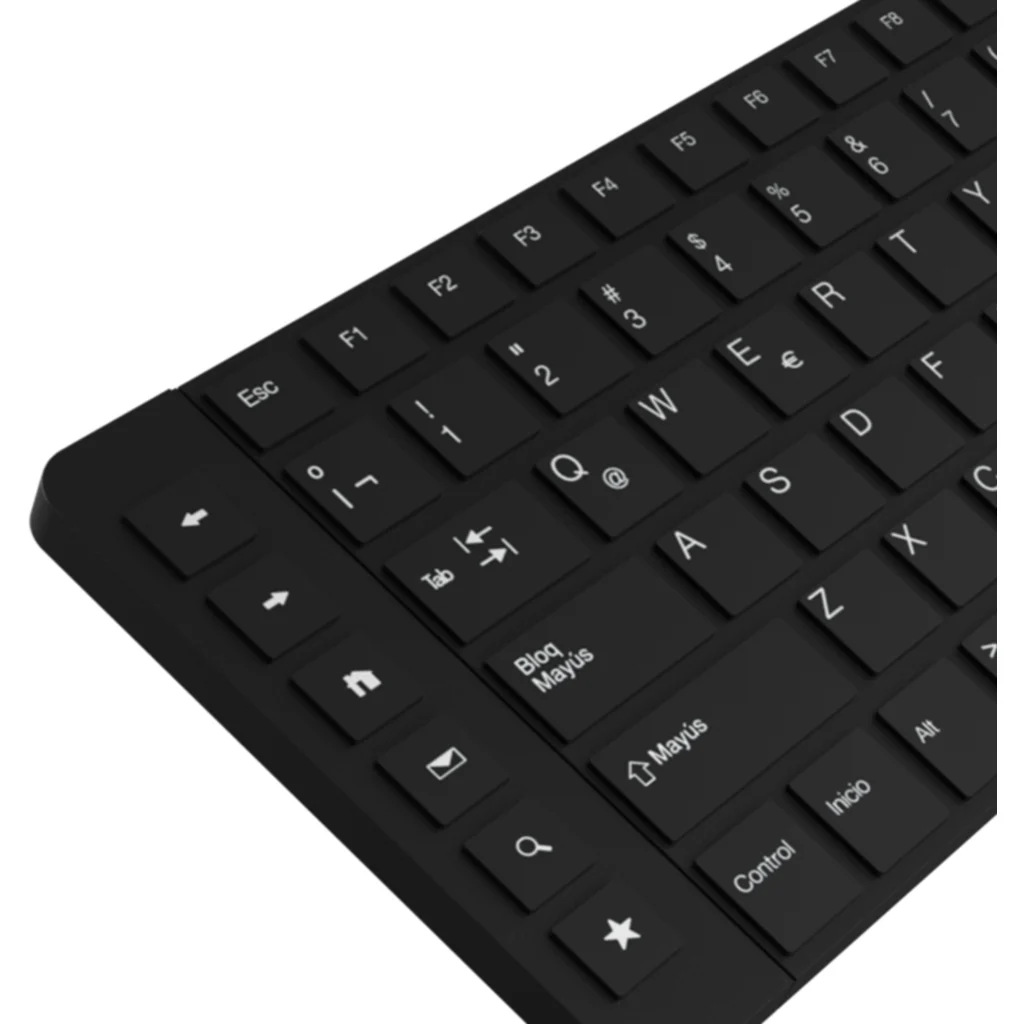 Imagen 3 de Kit Teclado Mouse Inalámbrico XTech KCK-270S, RF2.4GHz Óptico 800-1600dpi Esp