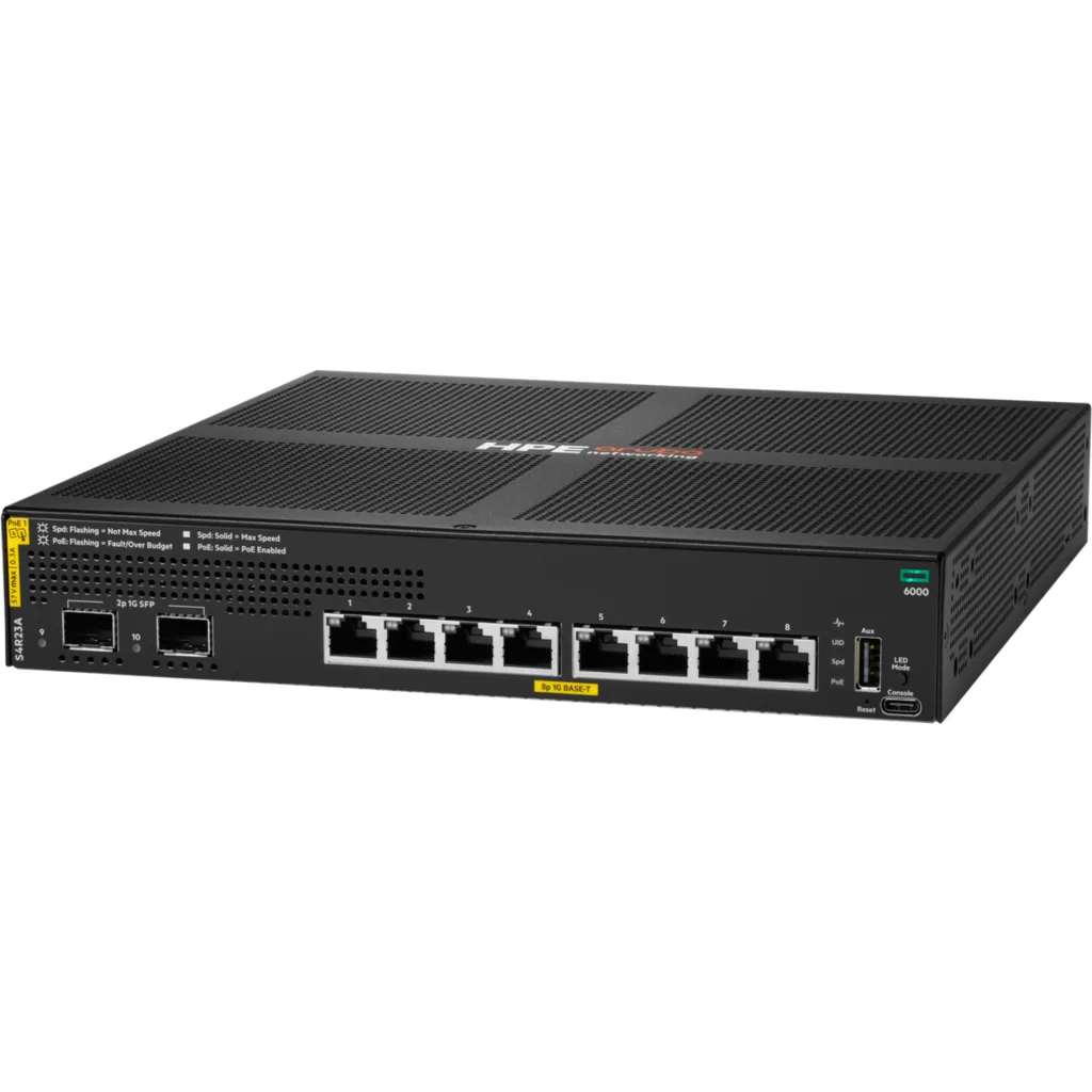 Imagen 1 de HPE ARUBA NETWORKING CX 6000 8P 10M/100M
