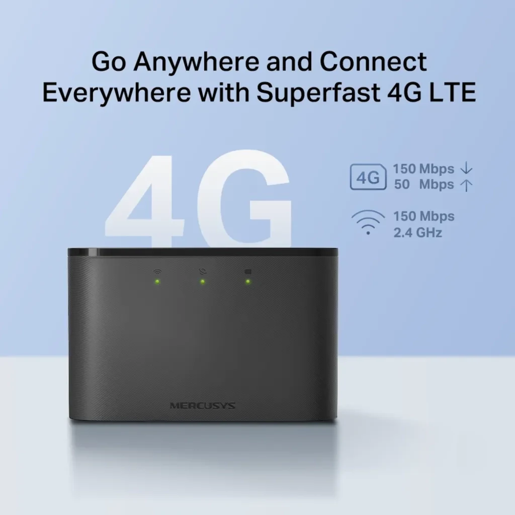 Imagen 2 de Router Portátil Mercusys MT110, 4G WIFI