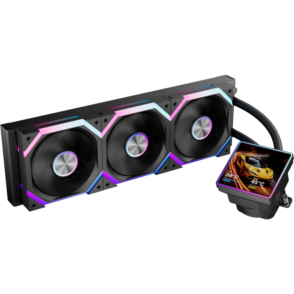 Imagen 1 de VENTILADOR CPU WATER COOLING TITAN C PANTALLA 5,7" ARGB