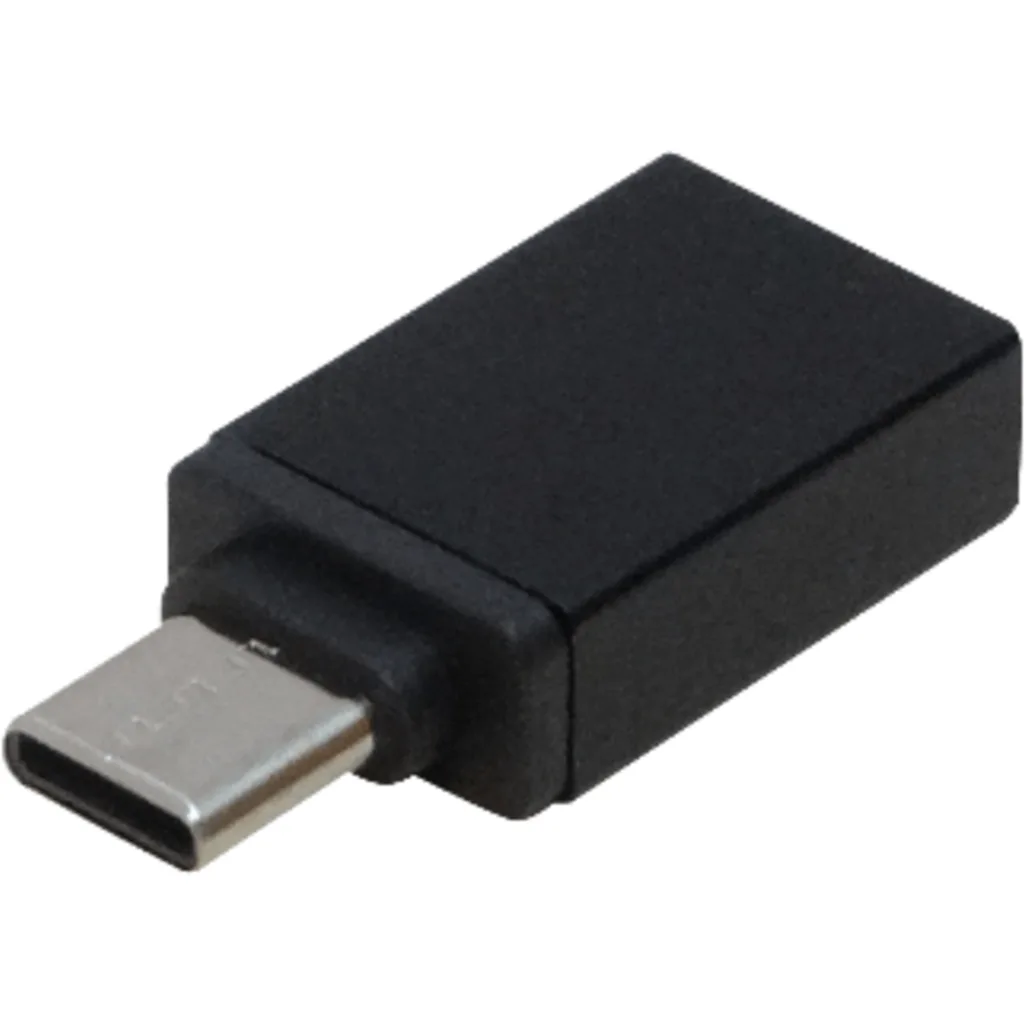 Imagen 2 de Adaptador USB tipo-A Hembra a USB Tipo-C Macho v3.1 Color Negro