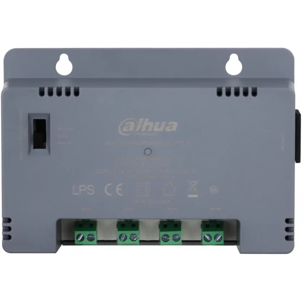 Fuente de poder Dahua de 4 canales, 12W por canal, Salida Total 30W