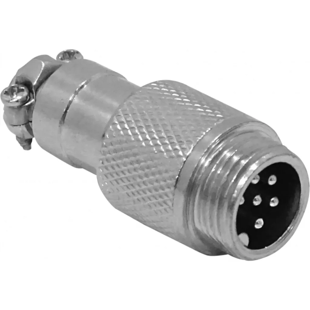 Imagen 1 de 6-pin Macho Volante Conector GX12 Soldable Aviacion