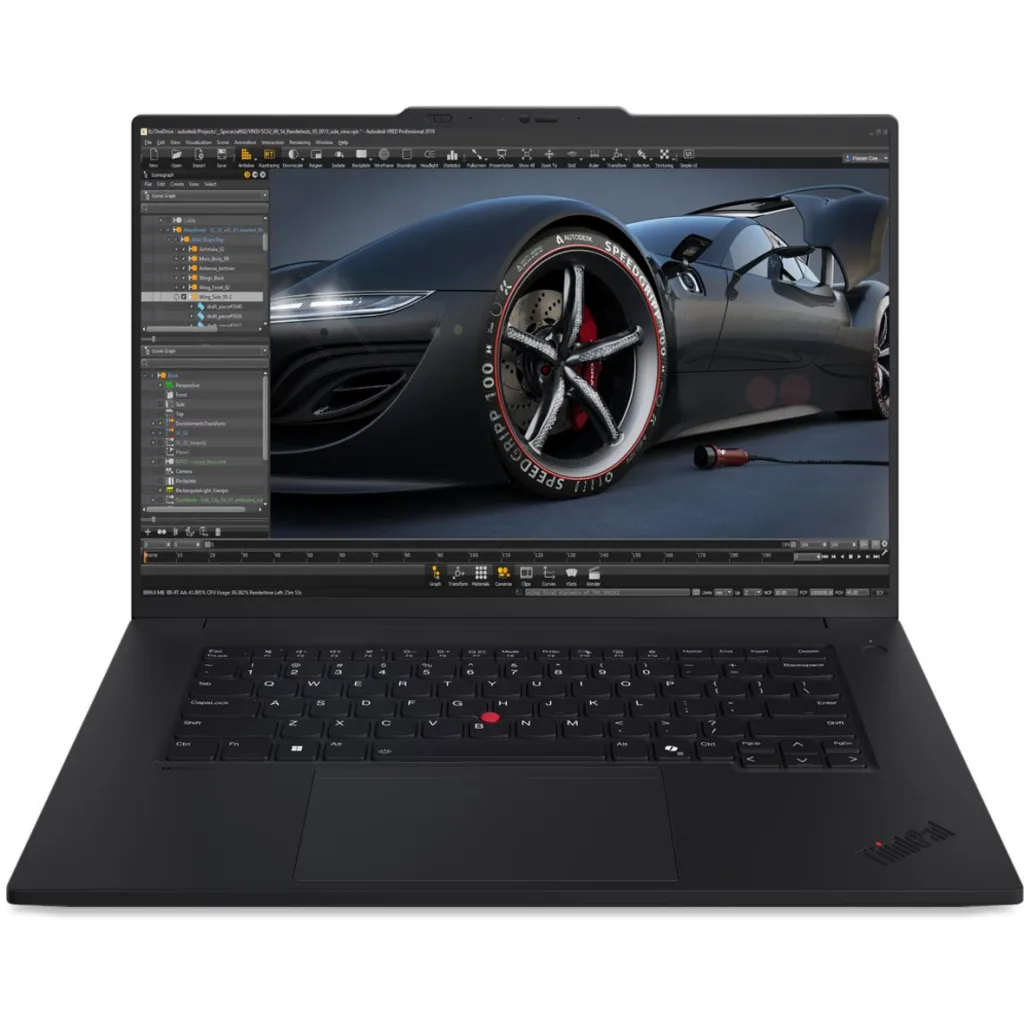 Notebook Lenovo ThinkPad P1 Gen7 Ultra 7 155H 32GB 1TB 16" RTX 2000 8GB W11P