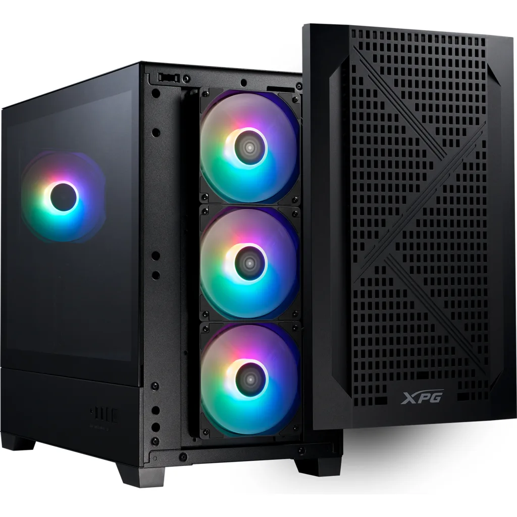 Imagen 7 de Gabinete XPG LANDER 300 Micro-ATX 4 Vent ARGB Negr