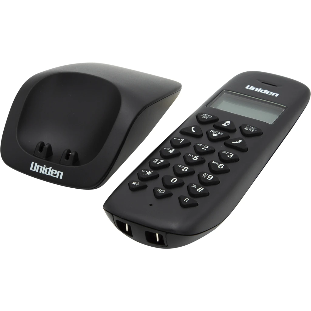 Teléfono Inalámbrico Manos libres UNIDEN AT3102BK Color negro