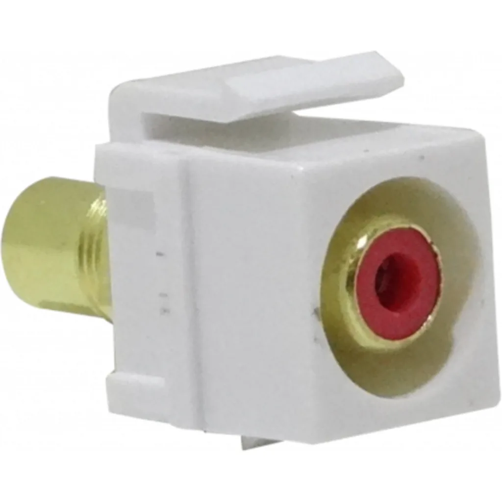 KRCRL Rojo-RCA-H Rojo-RCA-H Keystone Blanco Hembra-Hembra H-H