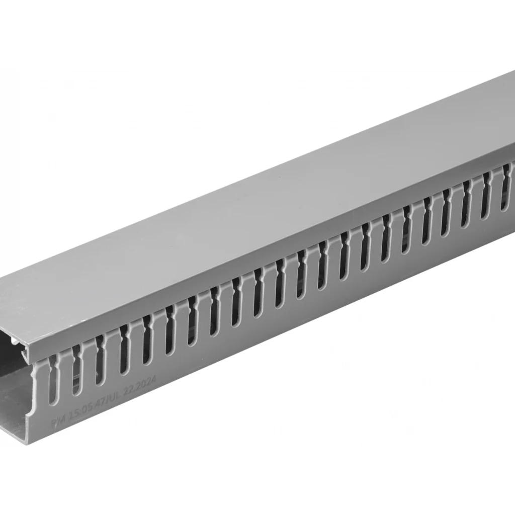 Imagen 2 de Canaleta Ranurada 2mt x 40x40mm Gris para Tablero Electrico