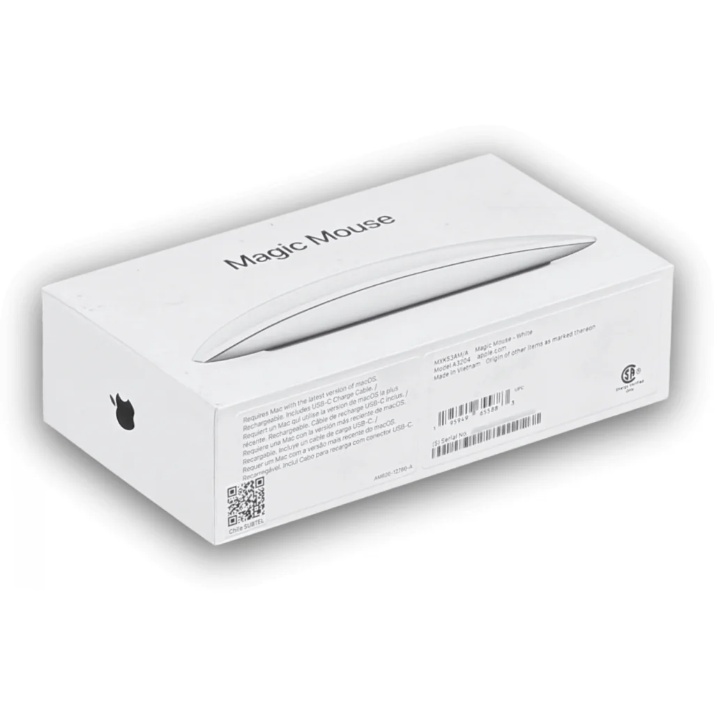 Imagen 1 de APPLE Mouse Blanco Bluetooth Inalambrico Litio Cable MXK53AM/A A3204