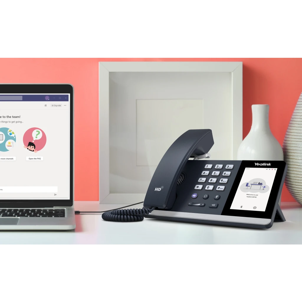 Imagen 3 de Telefono Yealink MP50, USB Pantalla Touch 4" para Microsoft Teams, Incl Fuente P