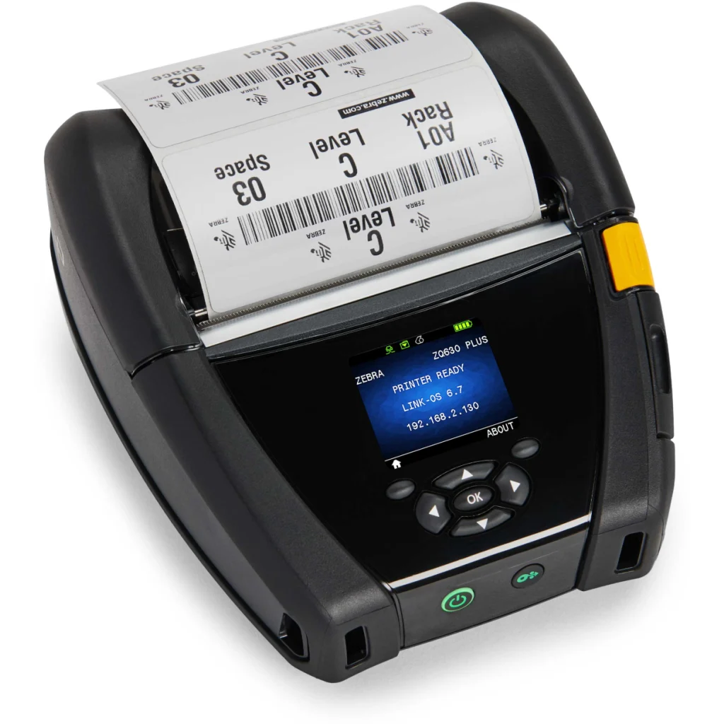 Imagen 4 de DT Printer ZQ630 Plus; English fonts, Dual 802.11AC / BT4.x, Linered platen, 0.7