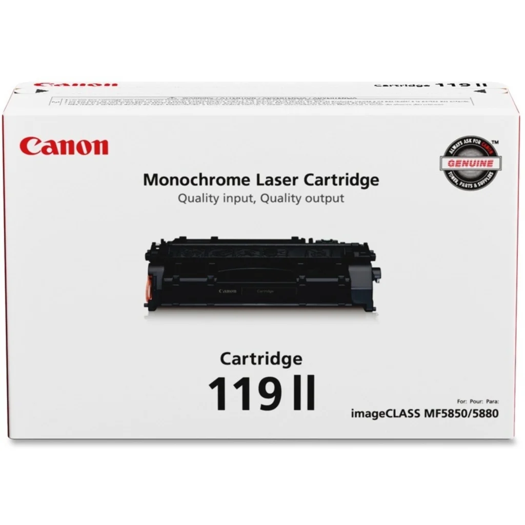 Cartridge Negro Canon 119ll  Alta Capacidad Rendimimento 6400 paginas