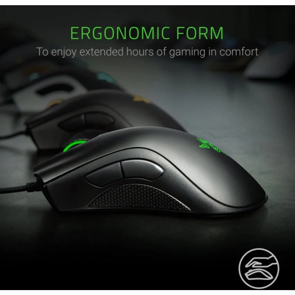 Imagen 5 de Mouse Gamer Alámbrico Razer Deathadder Essential Óptico 6400 DPI Negro