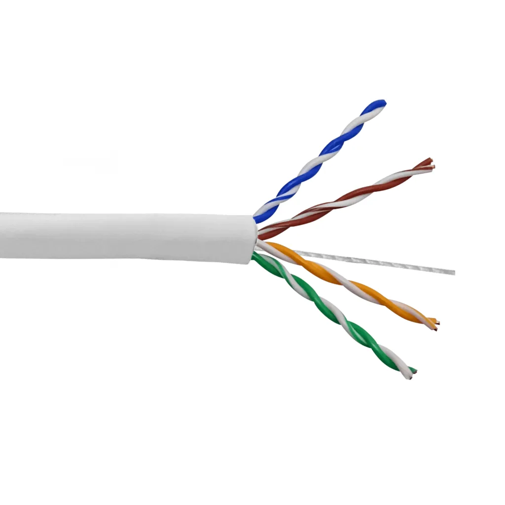 Imagen 1 de DAHUA 100m Cat5e Blanco PVC Cable UTP Unifilar Cobre AWG24 PFM920I-5EU