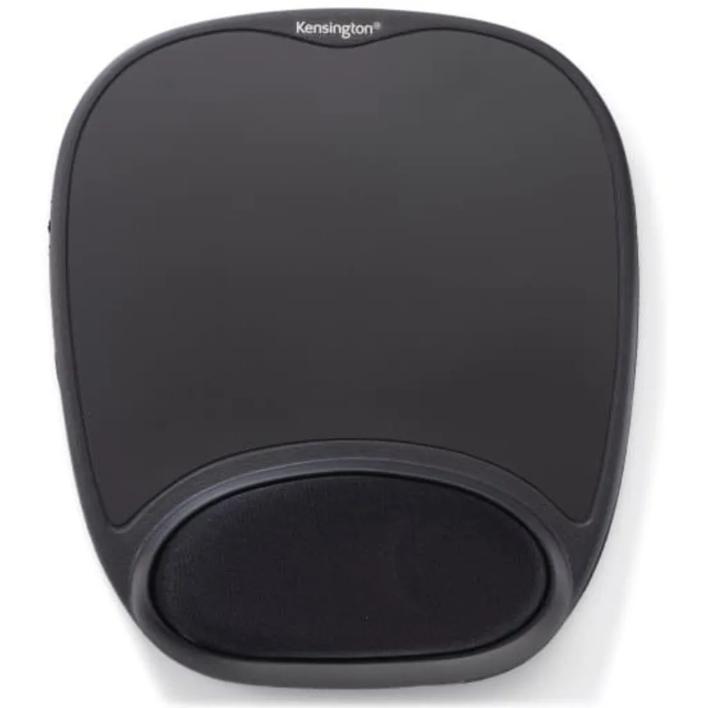 Mouse Pad Kensington K62386 Confort Gel Descansa muñecas Color Negro