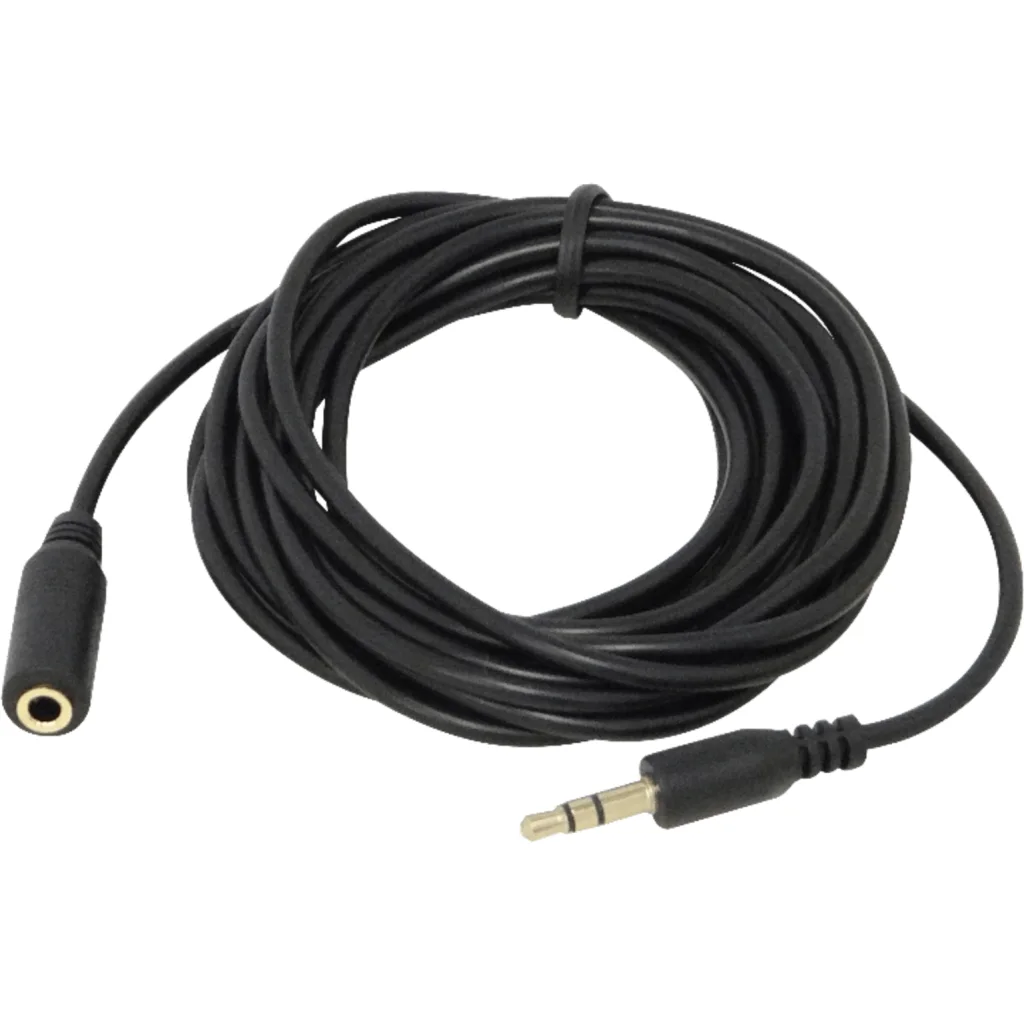 Imagen 1 de 4,5mt 3,5mm-H 3,5mm-M Hembra-Macho Cable Audio Plug-Plug Phone-1/8