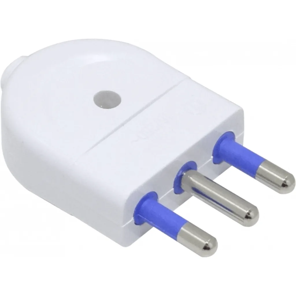 Imagen 2 de KALOP 2P+T 16A Enchufe Macho Volante Blanco con-Tierra SL1003 KC44560